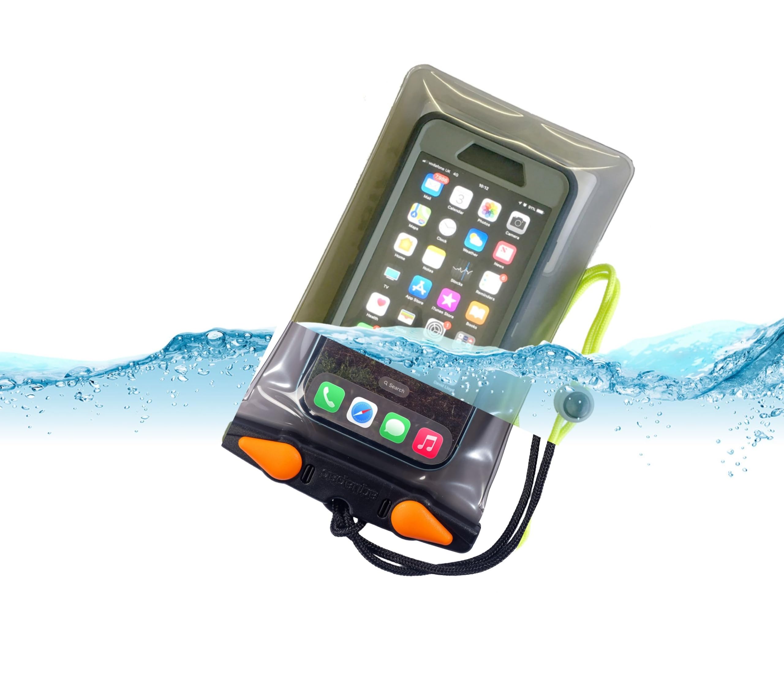 Amazon.co.jp: Aquapac 防水フォンケース、ミディアム、ブラック